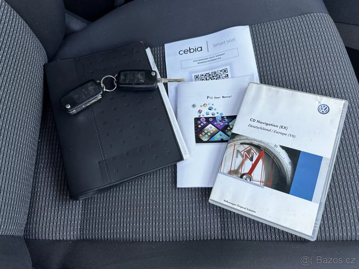 Volkswagen Golf V Combi 1.9 TDI 77kW Navi Tažné ALU R17 2009 - 12