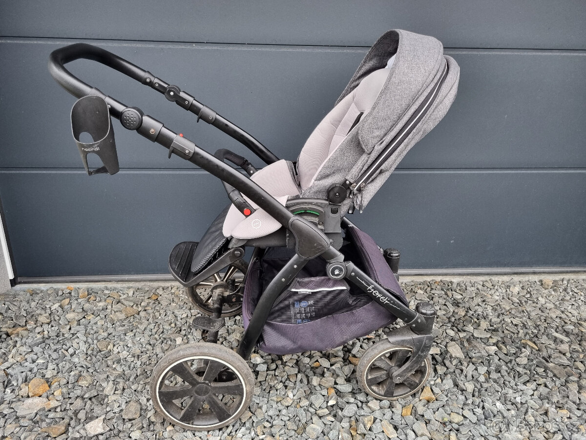 Kočárek Noordi Fjordi 3v1 s autosedačkou, dark grey (2021) - 12