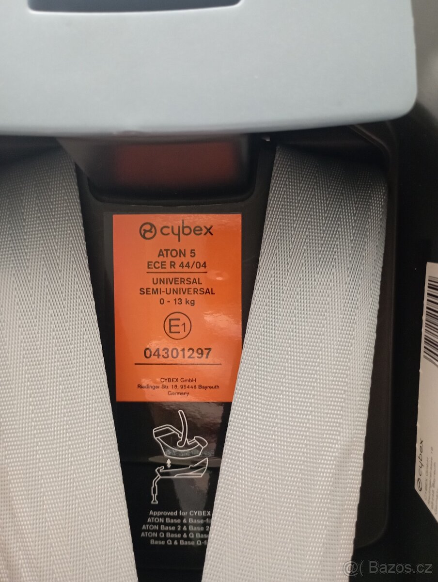 Autosedačka Cybex Aton 5 (0-13 kg) - 12