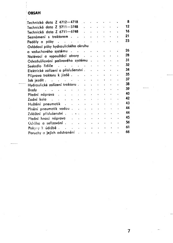 Zetor 4712-6748 dílenská příručka, návod - 12