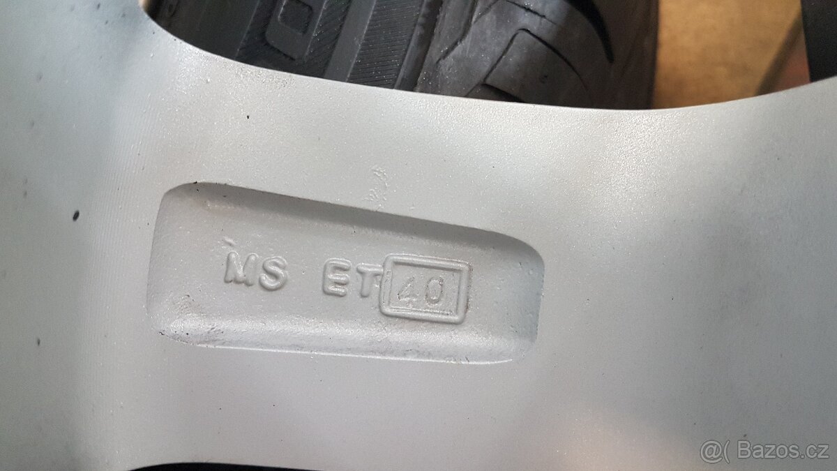 alu kola 15 KIA 5x114,3 6x15 et40 + 185/65/15 4ks 6-7mm - 12