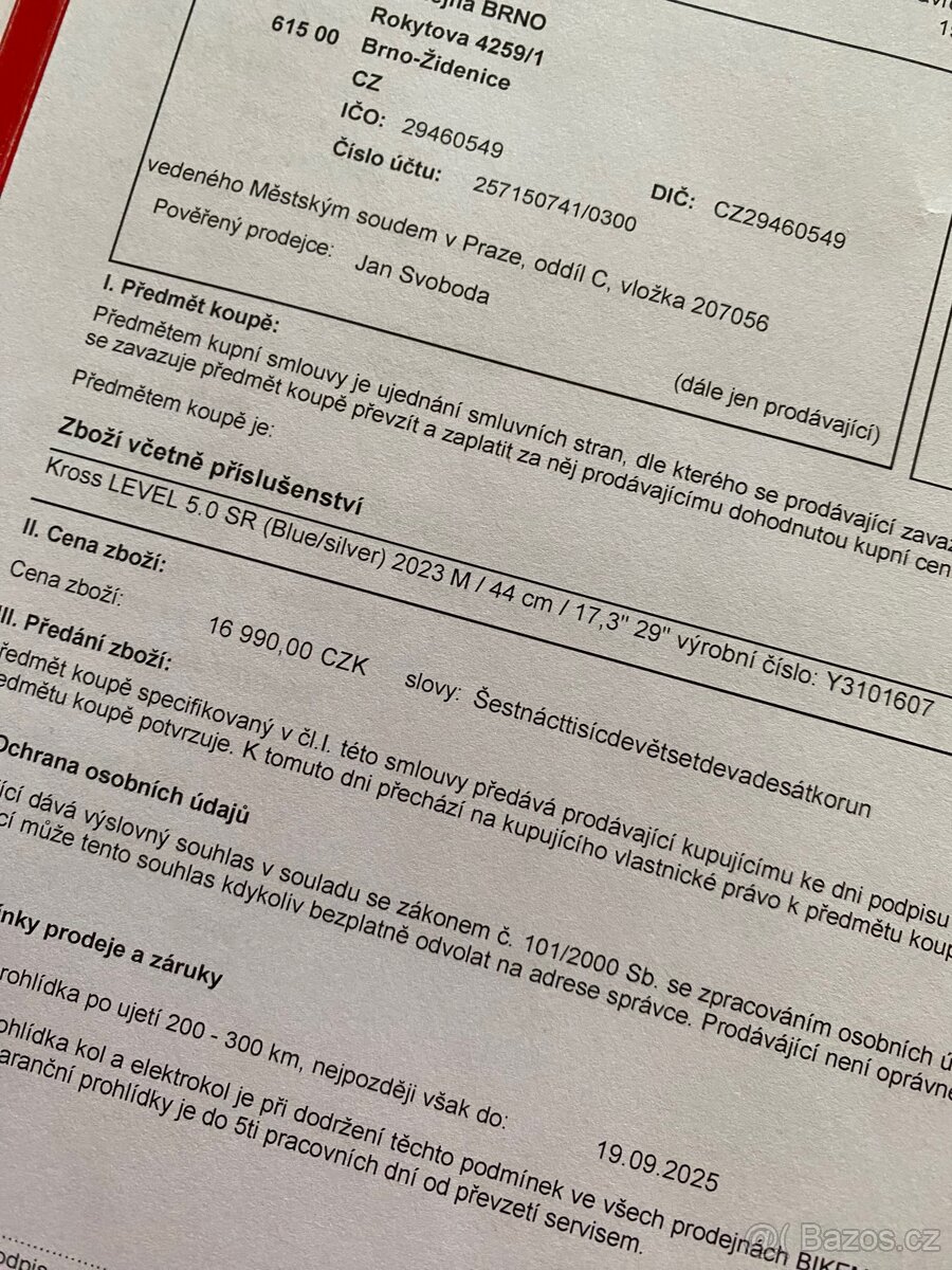 Horské kolo Kross LEVEL 5.0 29” zánovní - 12