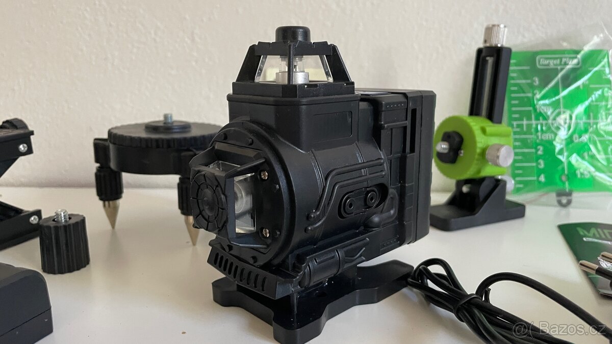 Laserová vodováha MINI 3D / 4D – zelený laser, samonivelace - 12