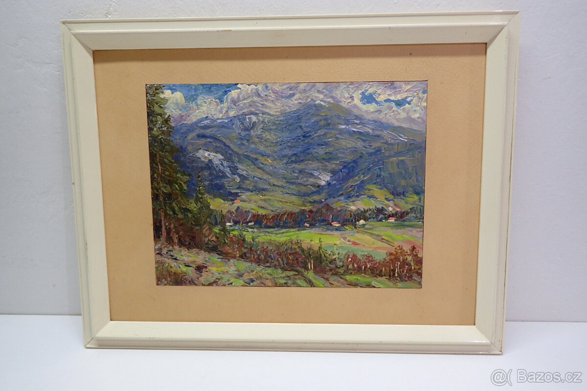 Aukční obraz - Hajdůček Adolf - Beskydy - 12