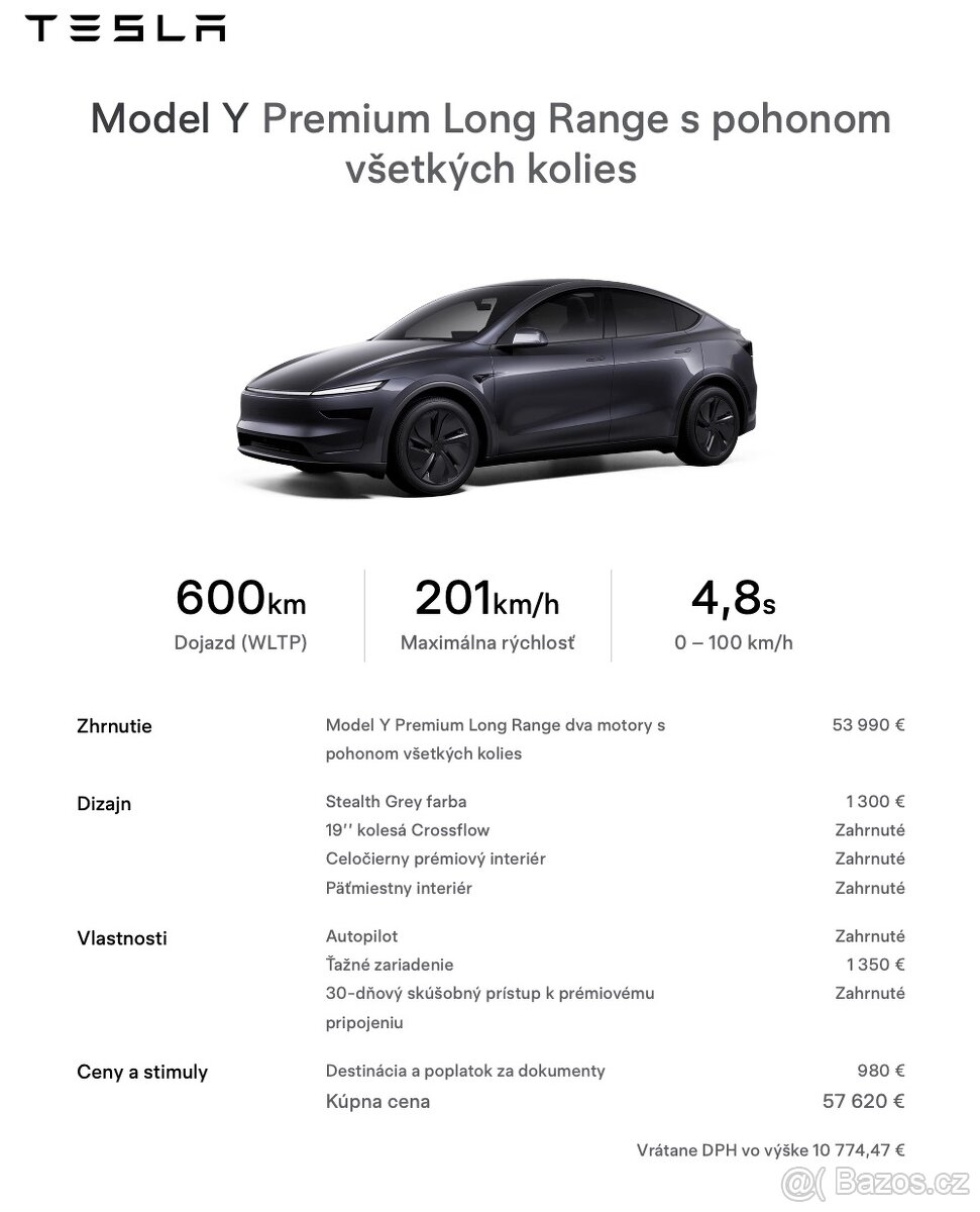 Tesla Model Y Premium Long Range 4x4 - 12