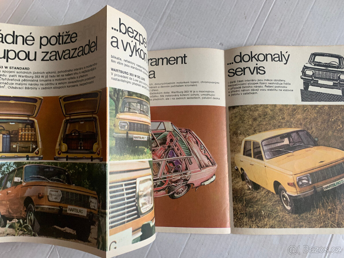 Wartburg 1000 353W – soubor knih, příruček a prospektů - 12