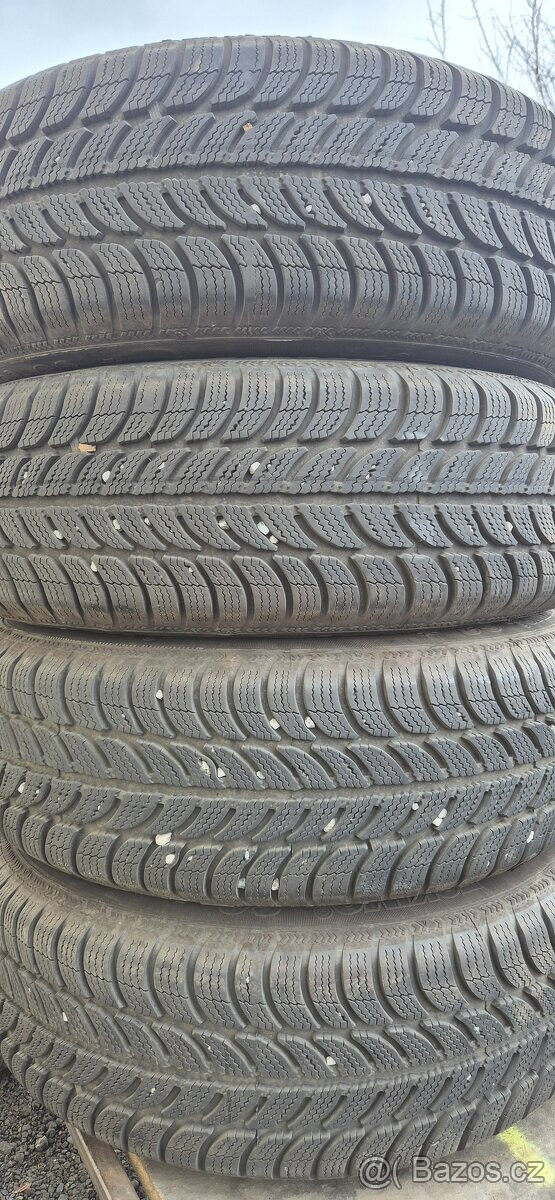 Plechové disky Škoda VW 5x112 6x15 ET47 195/65r15 zimni - 12