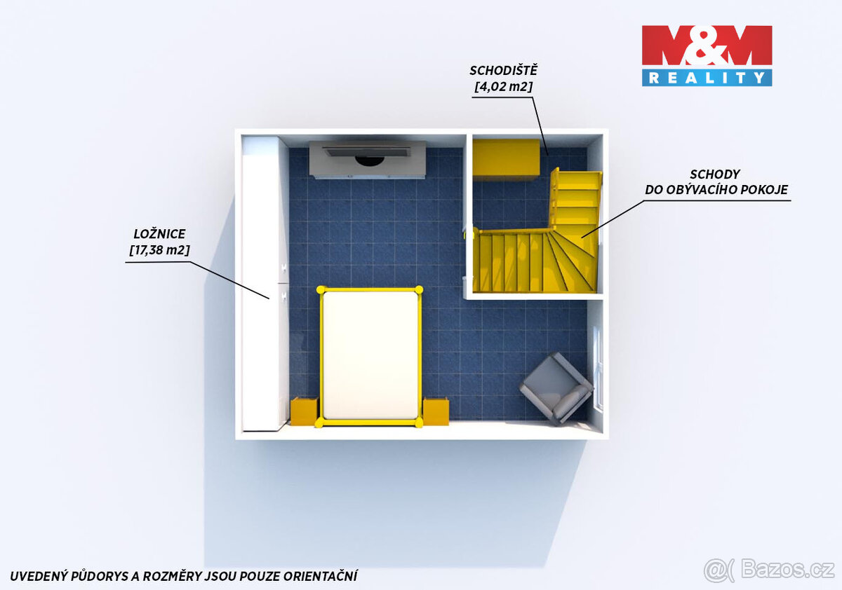 Prodej bytu 4+1, 103 m², Praha, ul. Točitá - 12