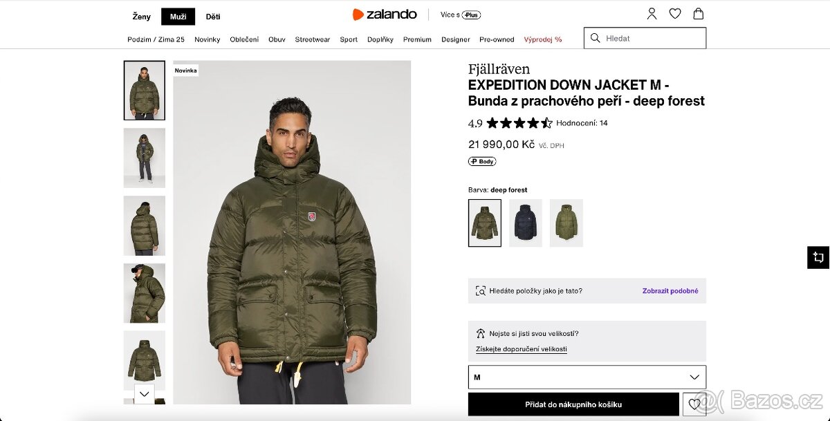 Nová peřová bunda Fjallraven Expedition Down Jacket M - 12