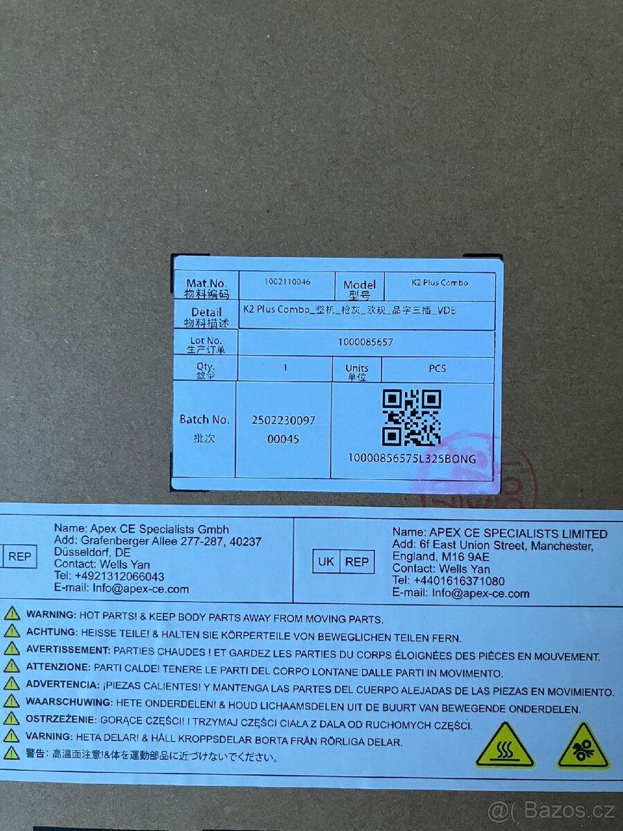 3D tiskárna Creality K2 Plus Combo - 12