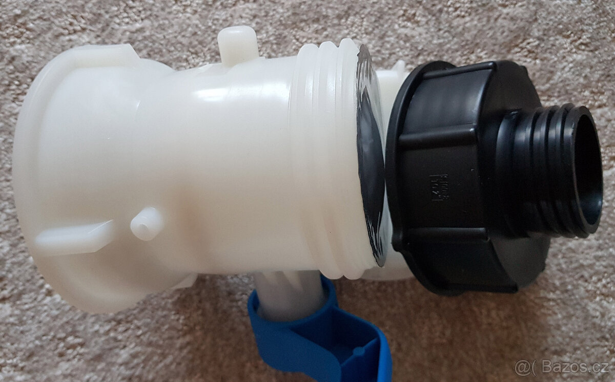 Náhradní kohout pro IBC nádrže 95 mm + redukce - 12