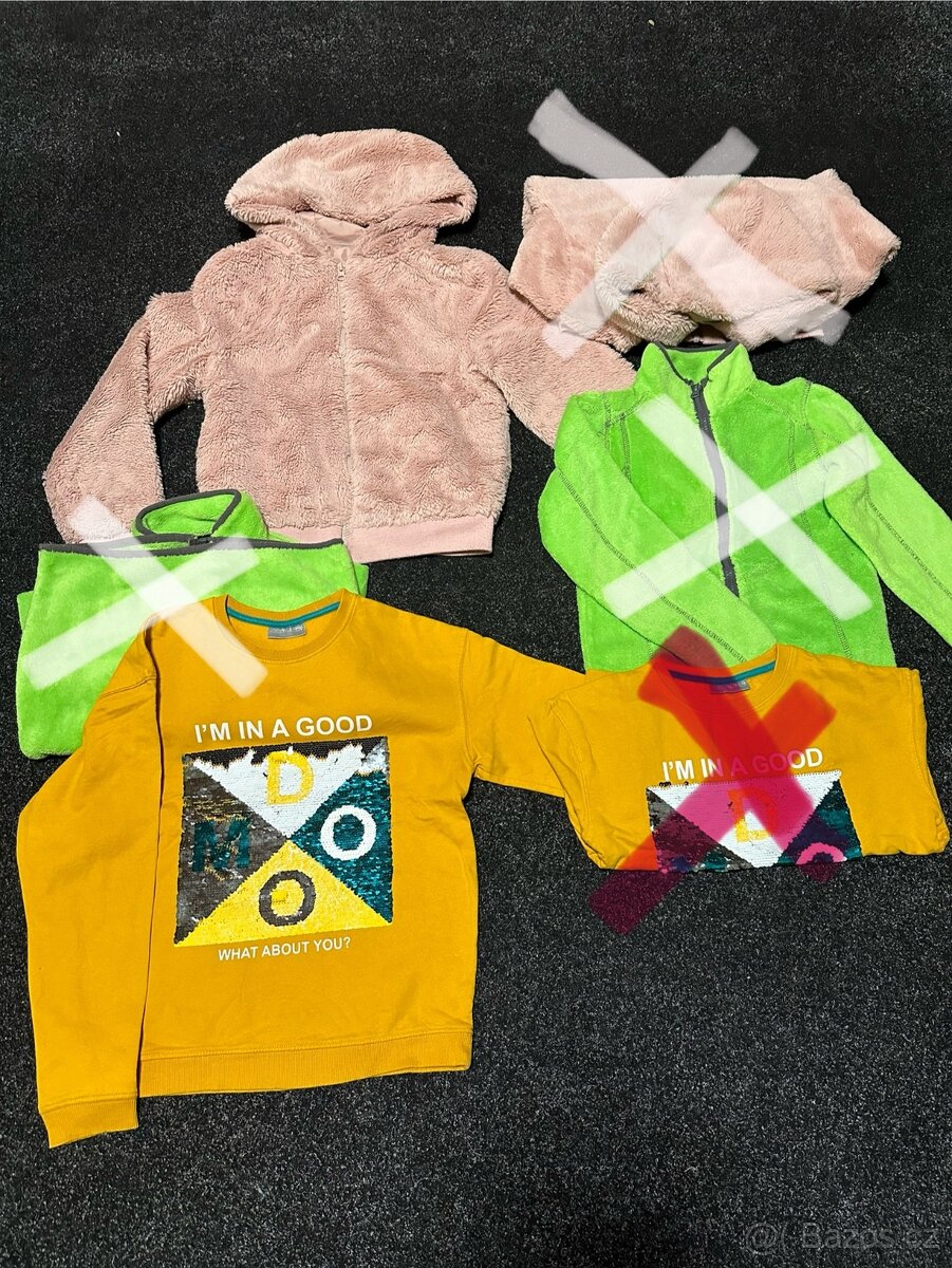 Mikiny a trička holky vel. 122-164 - 12