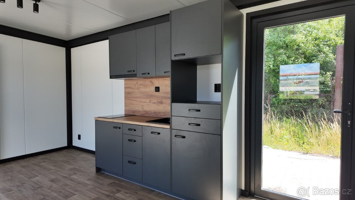 tiny house, kontejner 9×3 m – kancelář, obchod, bydlení - 12