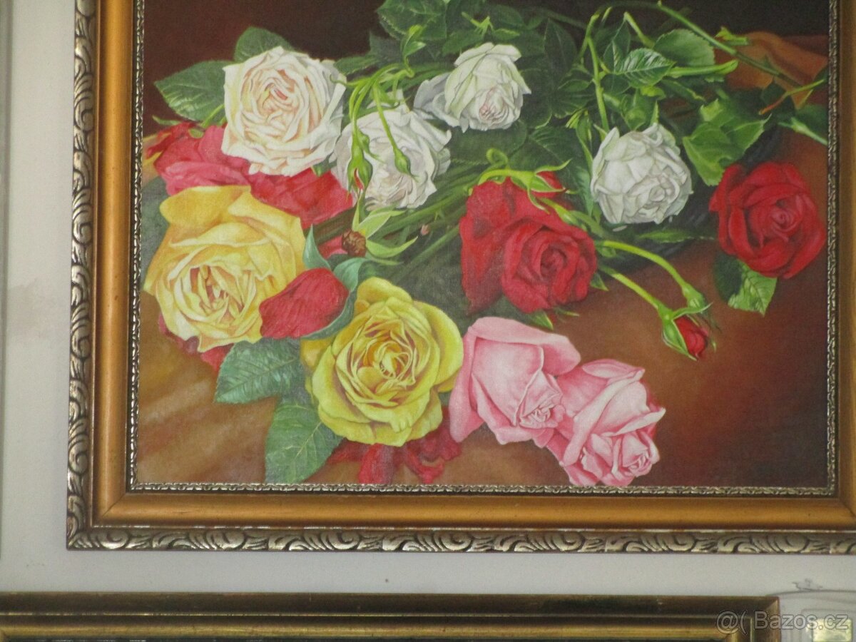 Realistické obrazy-ruční malba-olejomalba - 12