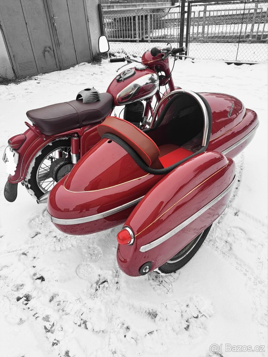 Jawa 250 + sidecar Velorex 560 - 12