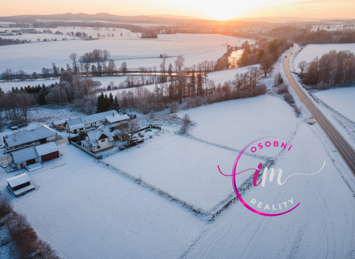 Prodej stavebního pozemku 2651 m2 s příjezdovou cestou 159 m - 12
