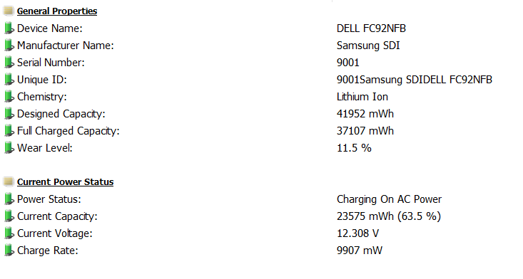 15.6" Dell 5570 i7, 8GB RAM, 128GB SSD + 1 TB HDD - 12