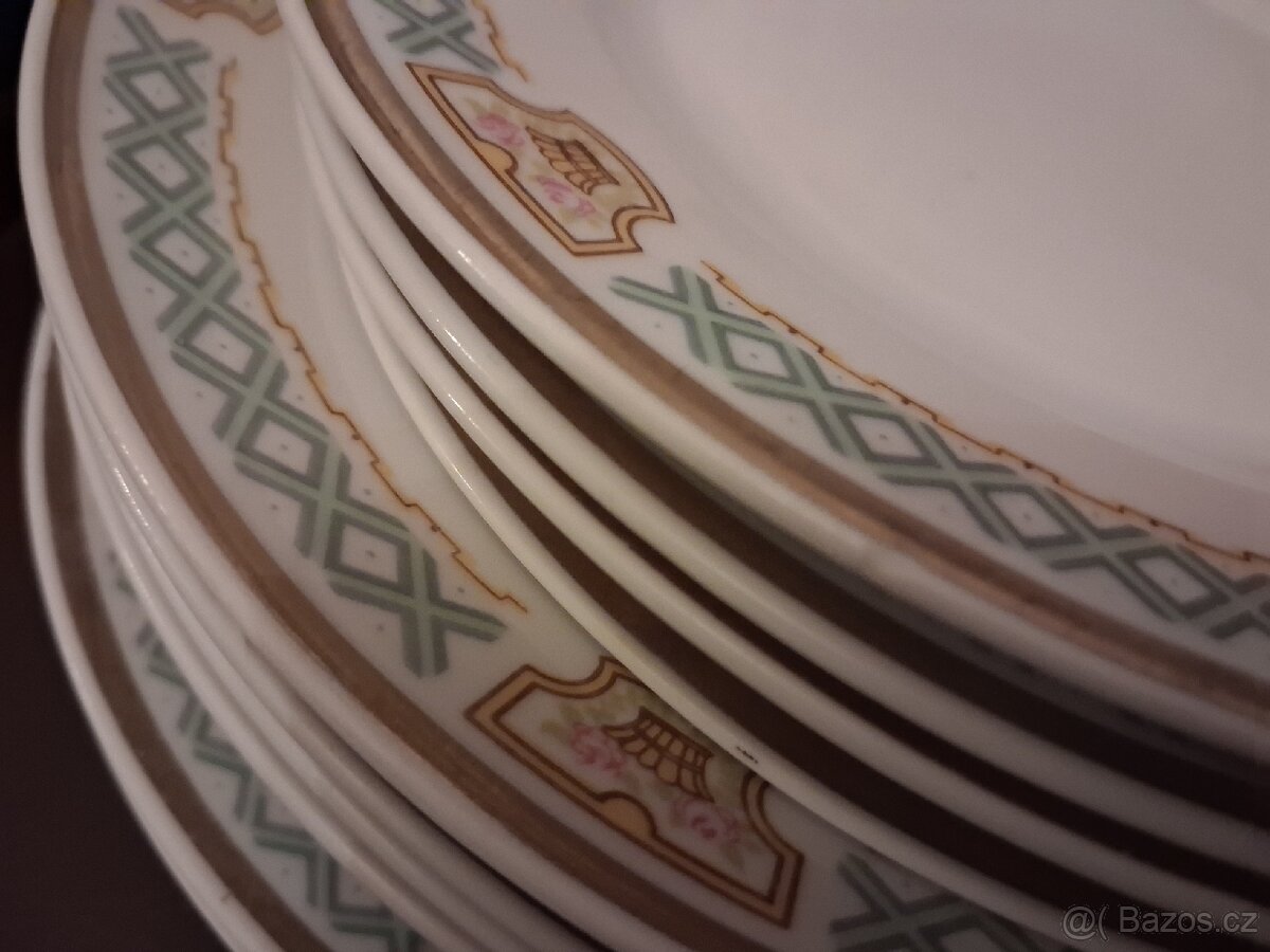 Jídelní starožitná souprava Thun Czechoslovakia - 12