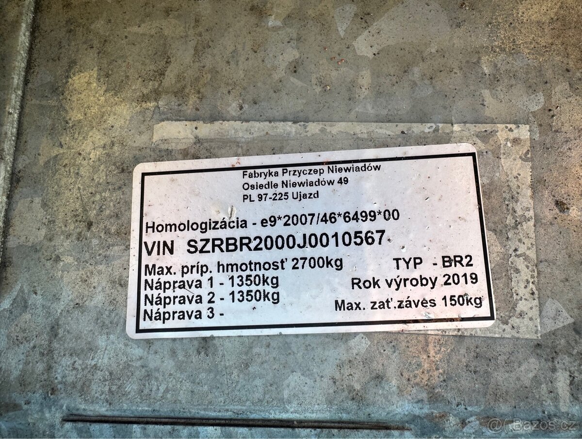 Zánovný Autoprepravník 2.7t - 12