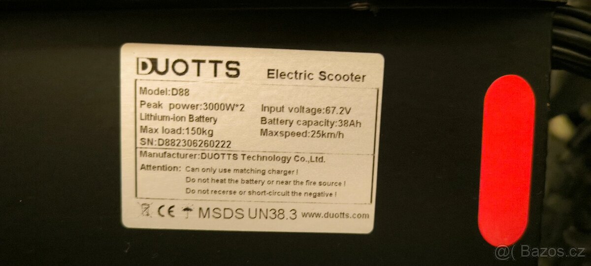 Prodám Duotts elektrokoběžku - 12