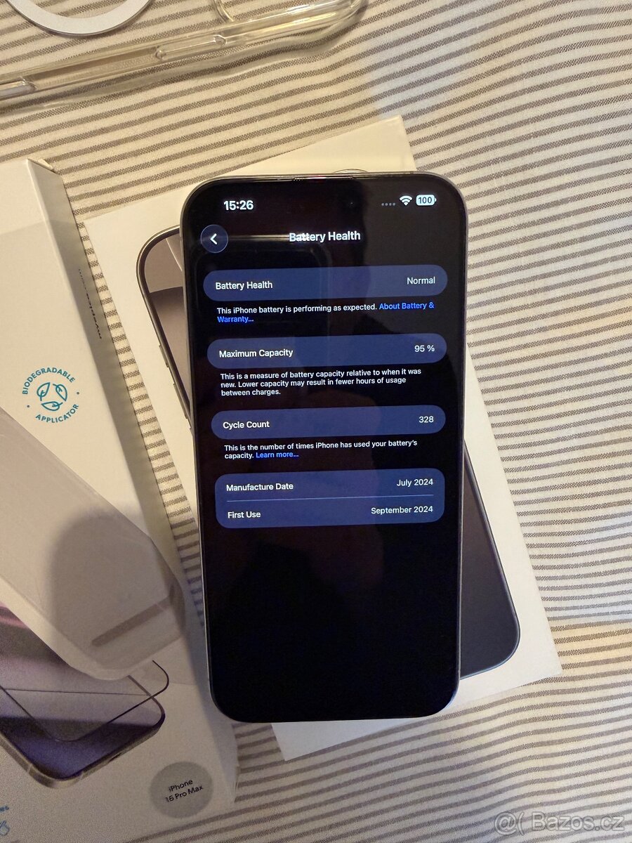 iPhone 16 Pro Max, 256gb, natural titanium - 12