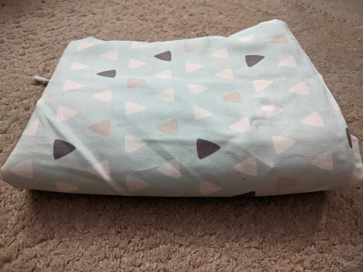 Dětské bavlněné teepee s podlážkou, výška 162cm - 12