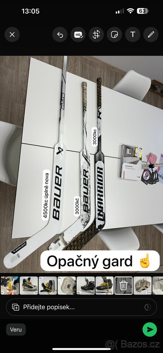 Hokejová Brankářská výstroj - 12