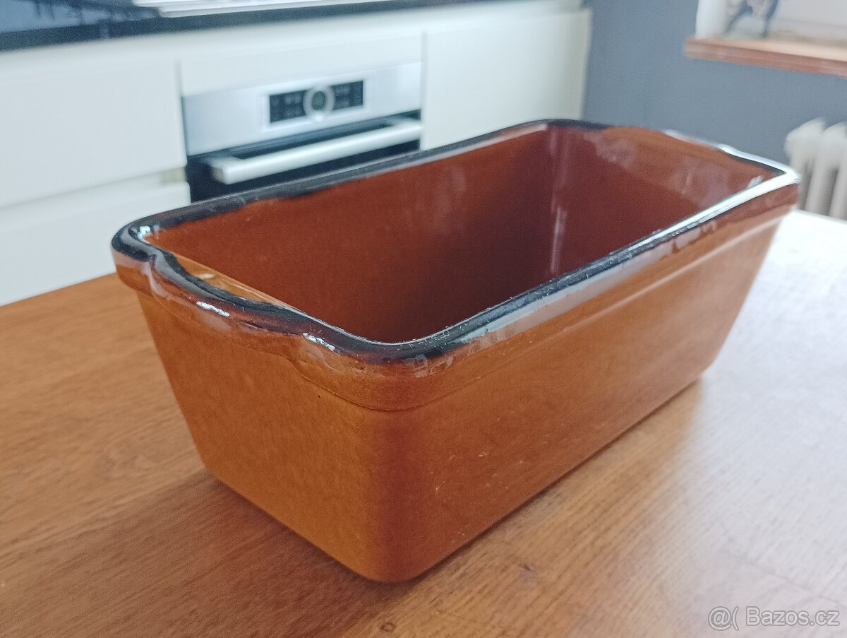 VELMI KVALITNÍ KAMENINOVÁ FRANCOUZSKÁ ZAPÉKACÍ FORMA - 12