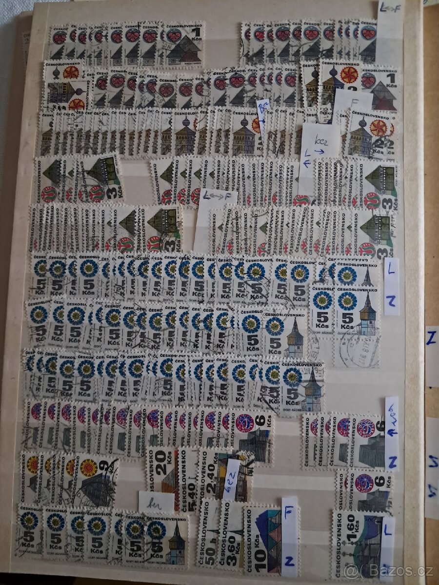 Poštovní známky Československa - 12