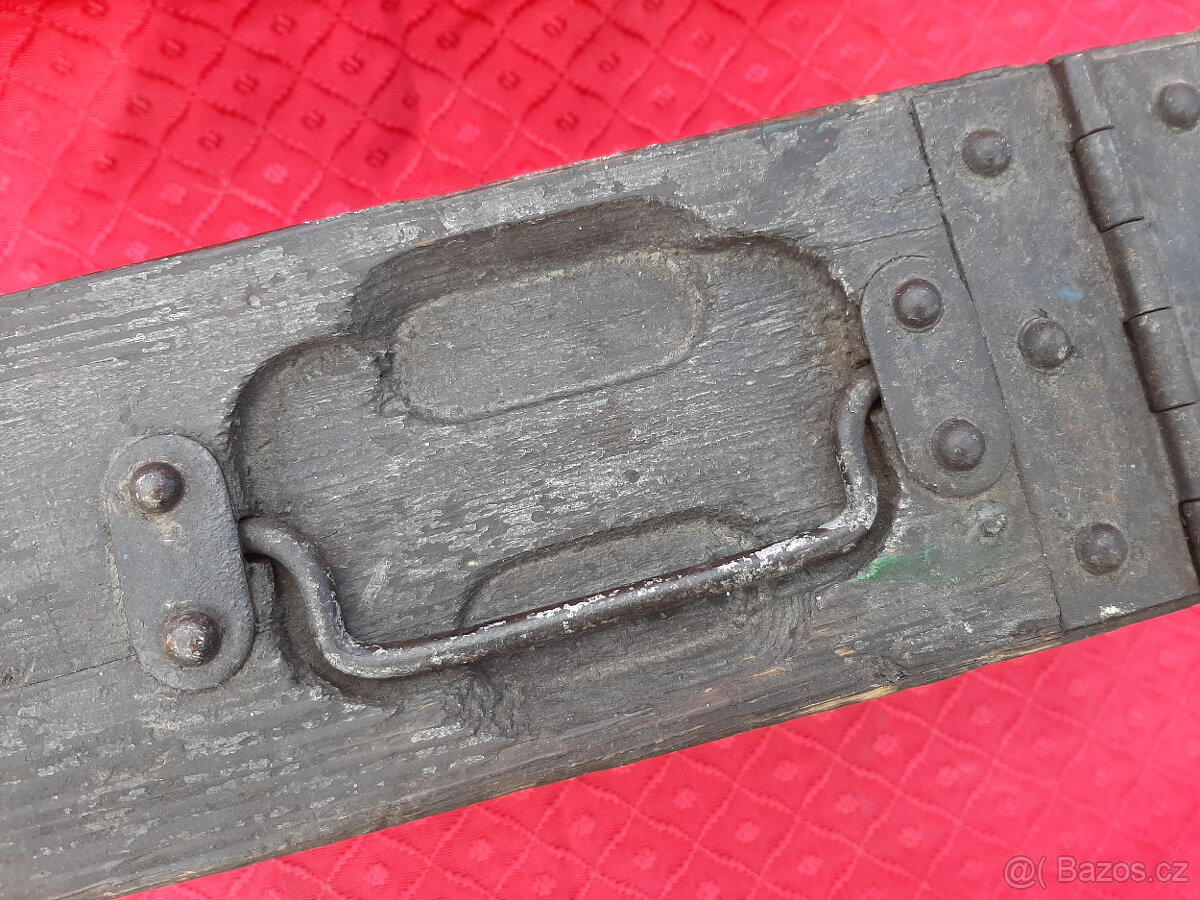 Bedna - kastlík pro kulomet MG08 - ww1 - 12