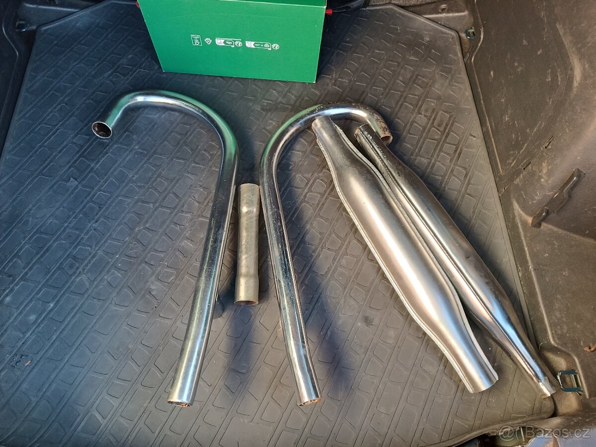 Originální nové výfuky kolena původní výroba CCCP Uloženka - 12
