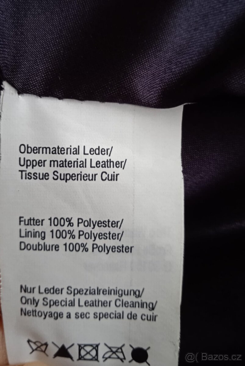 Pánská kožená bunda, velikost L - 12