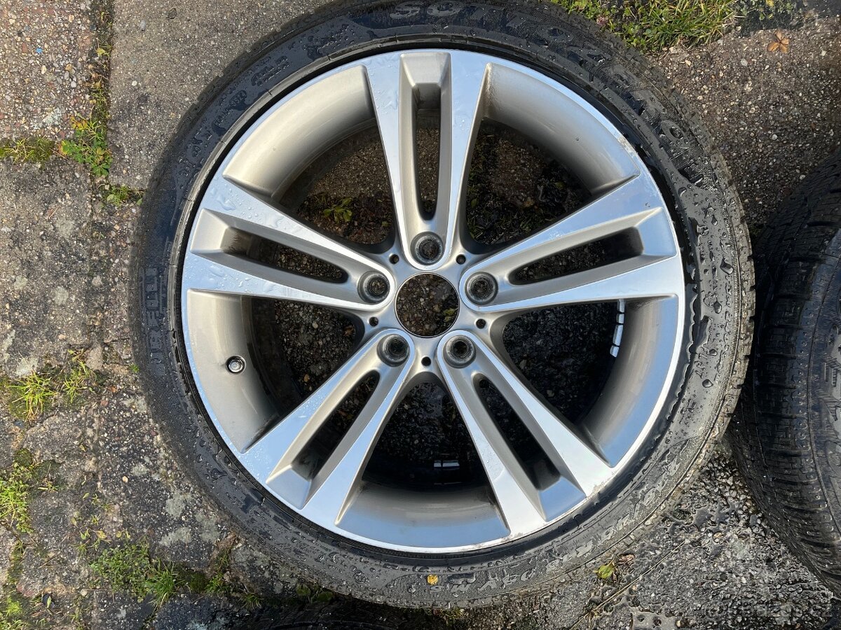 ZIMNÍ PNEU 225/45 R18 rf + ORIGINÁL DISKY BMW F30 - 12