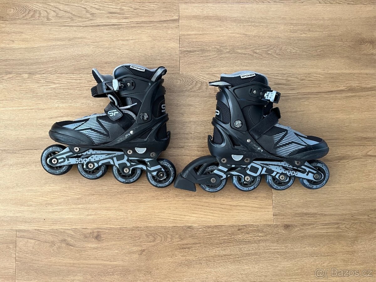 Prodám In-line brusle vel. 37-40 zn. Spokey( nastavitelne) - 12