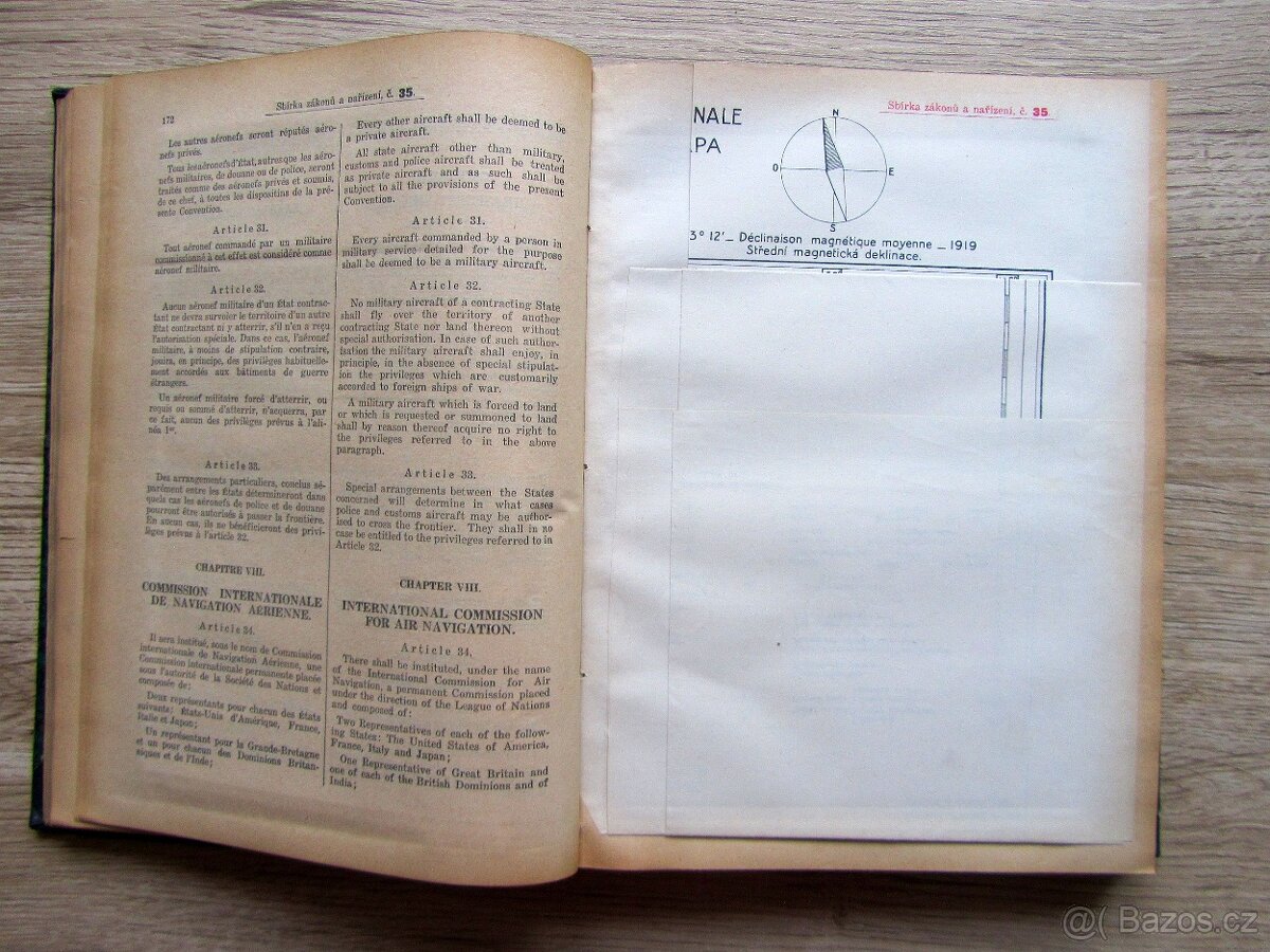 Sbírka zákonů a nařízení 1924, I., s leteckou mapou - 12