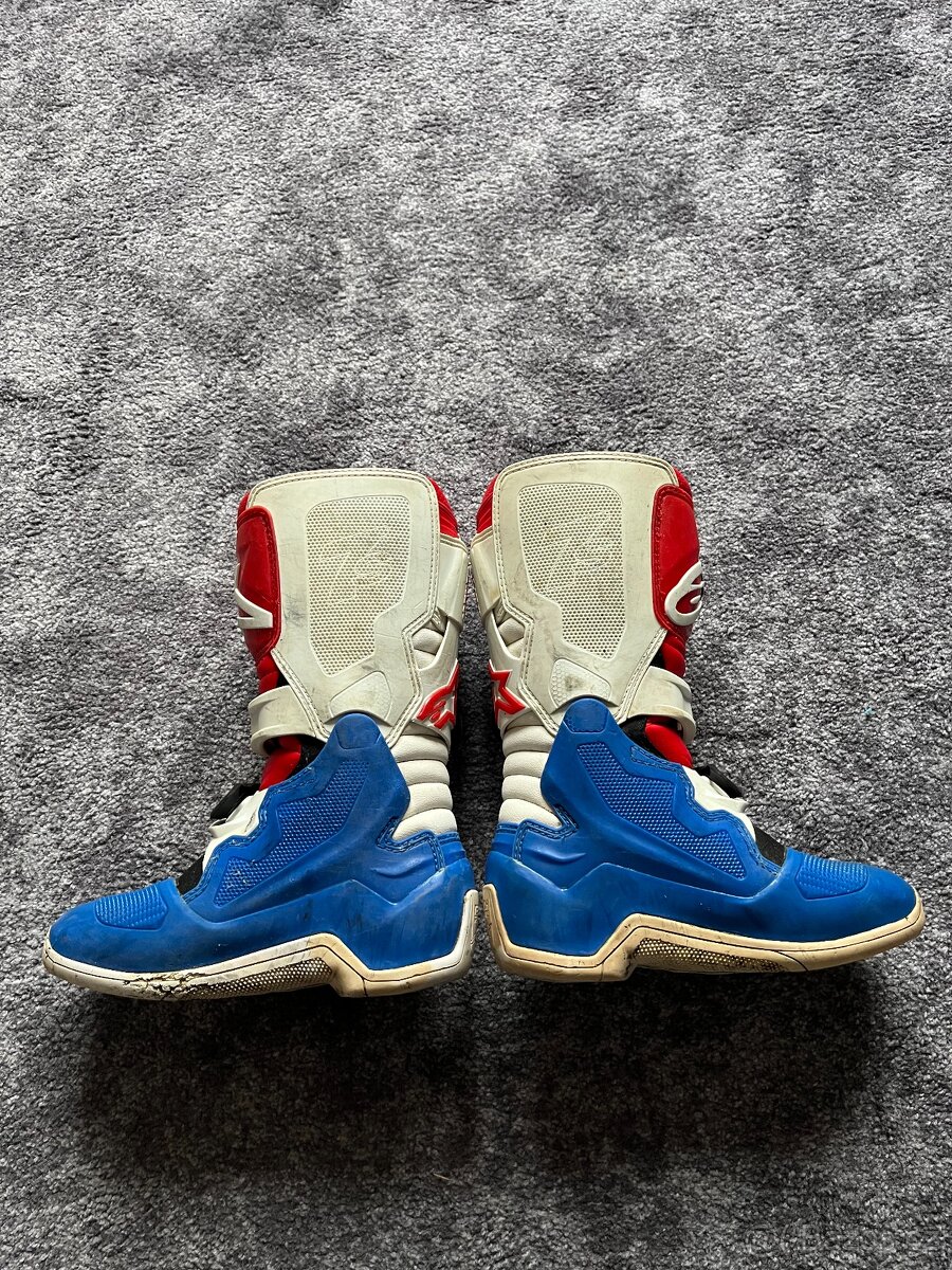 3x Dětské MX enduro boty Alpinestars Tech 7s - 12