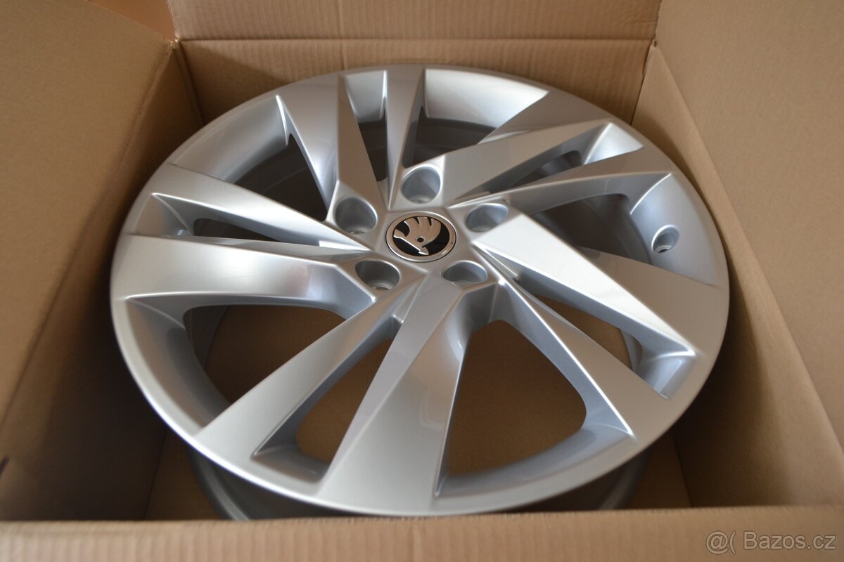 Škoda Octavia IV(RS)- 17 NOVÉ orig.alu disky 6.5Jx17,5x112 - 12