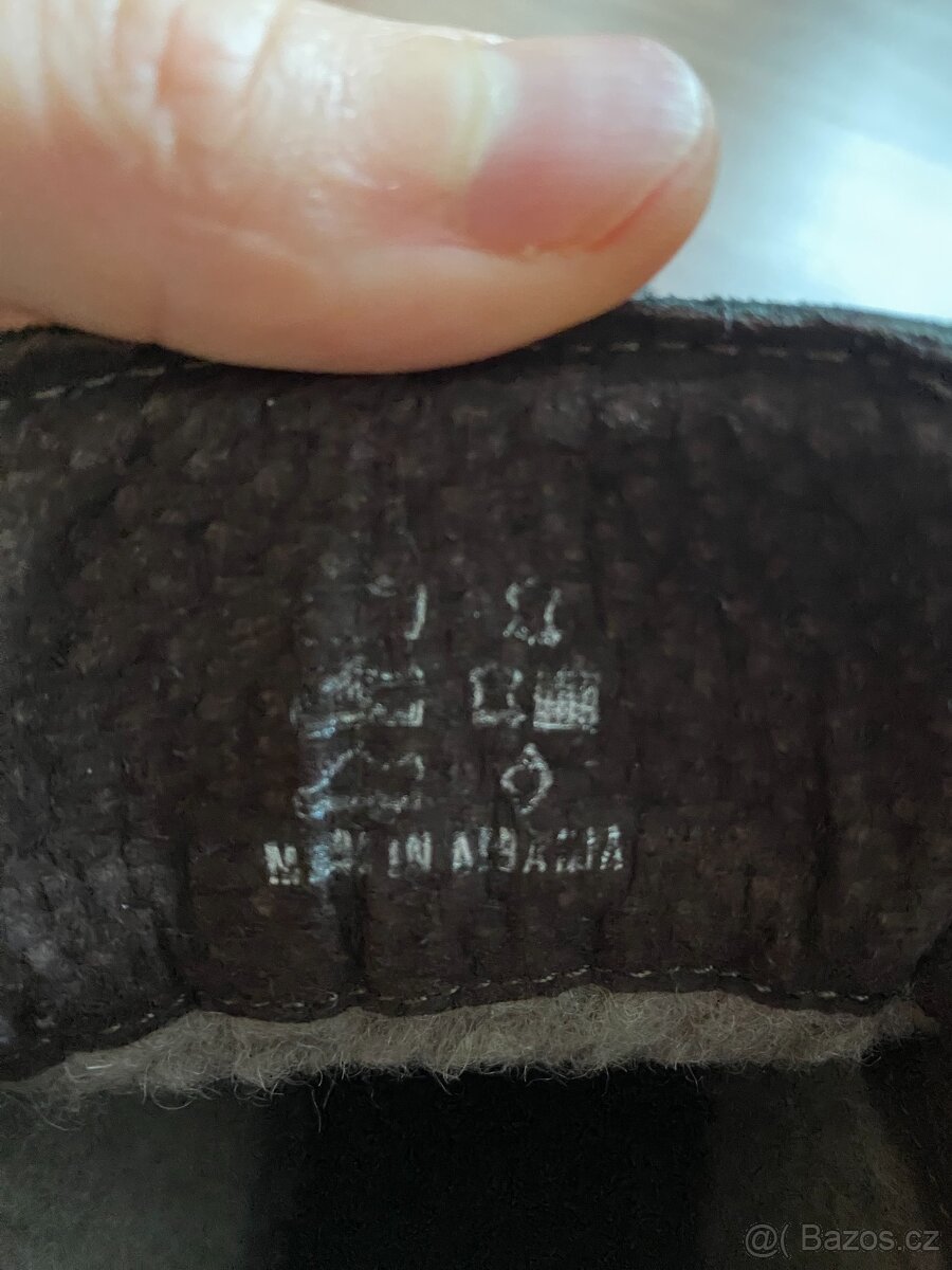 Nové pánské kožené zimní boty Baťa s kožichem - č. 44 - 12