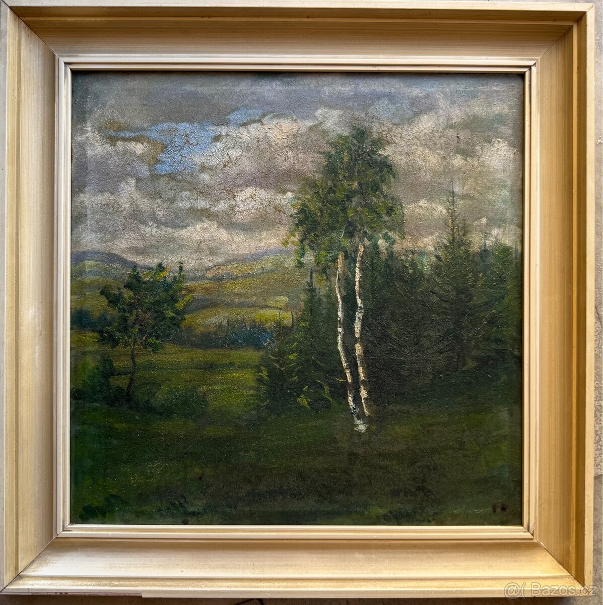 Obraz Krajina s břízami - 12