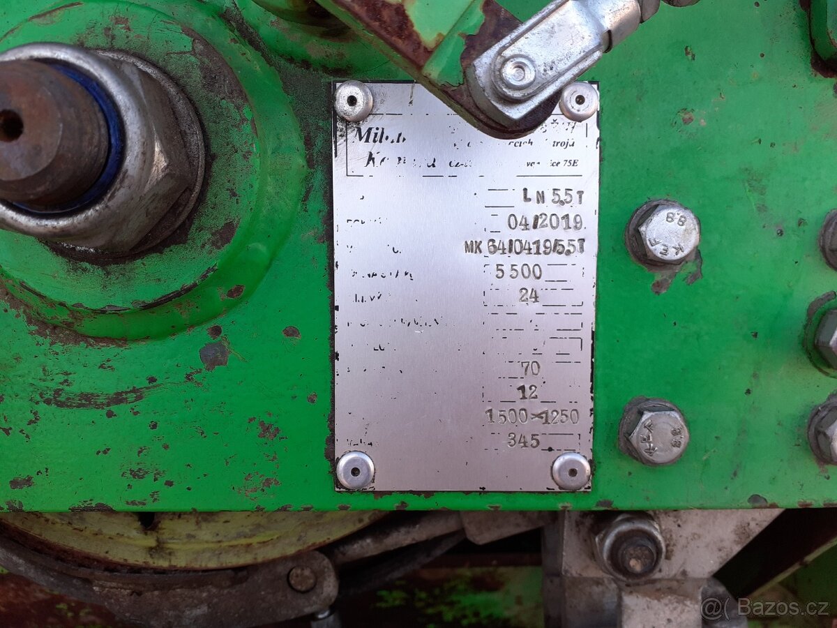 Prodám traktorový lesní lanový naviják MK-kovo 5t Profi - 12