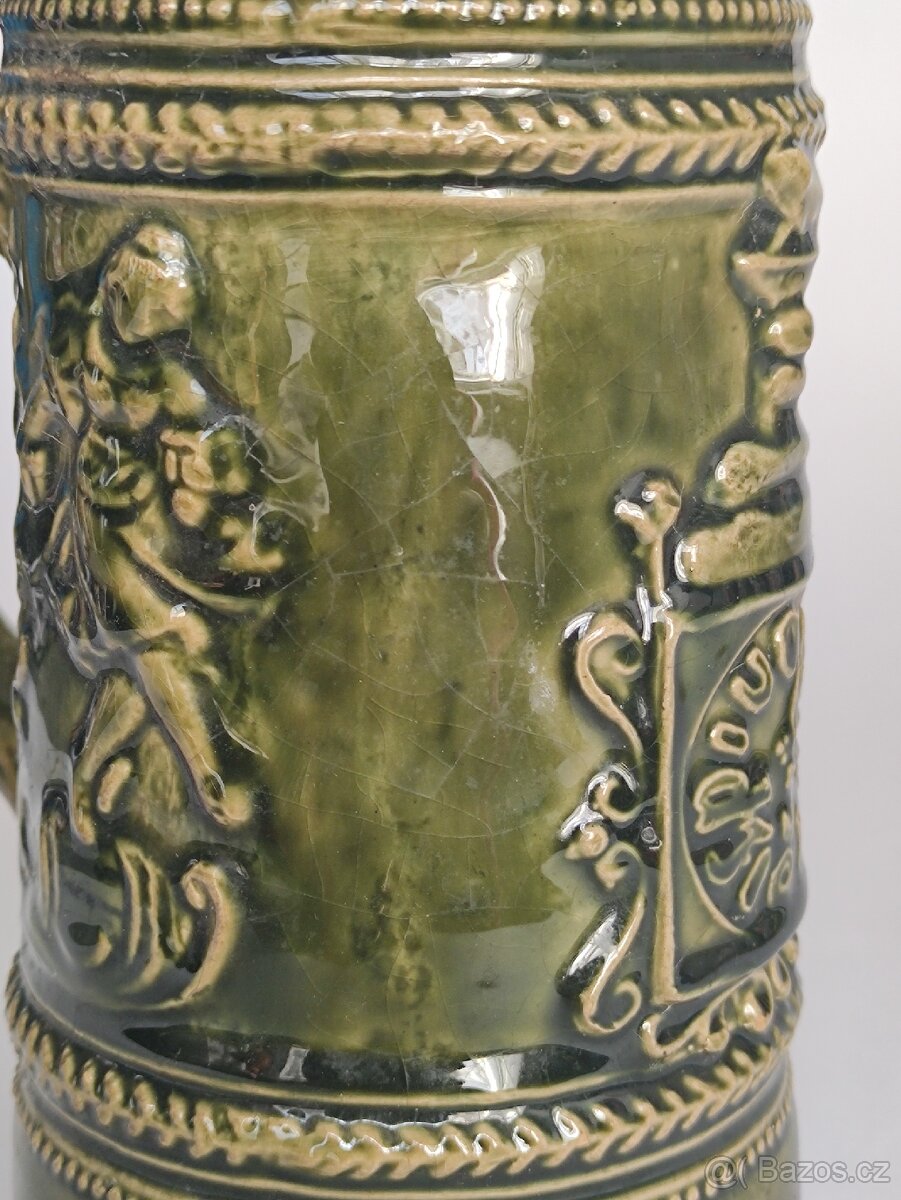 Starý pivní korbel Pivovar u Fleků Praha, pošta 79.- - 12