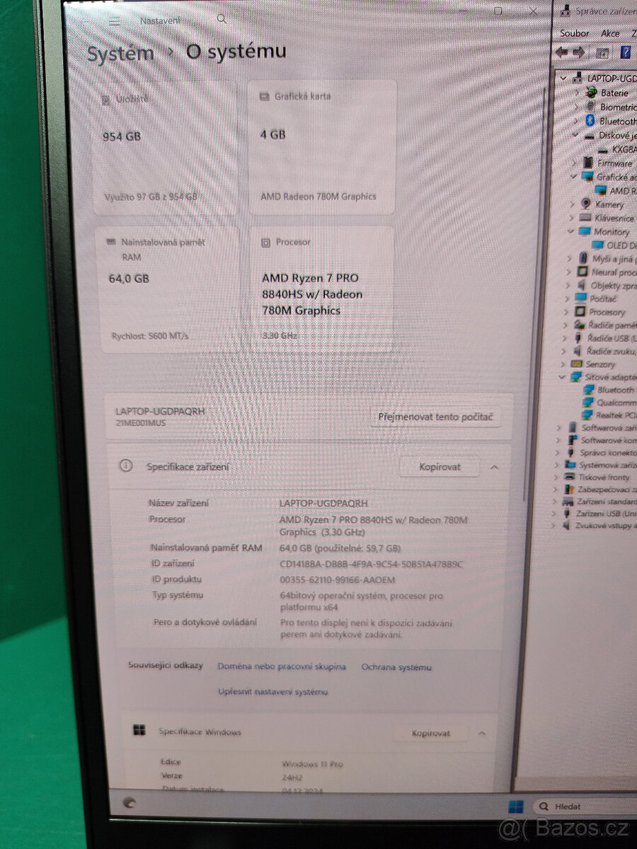 Lenovo Thinkpad p14s g5 r7-8840hs 64G√1T√3kOLED√1r.z√DPH - 12