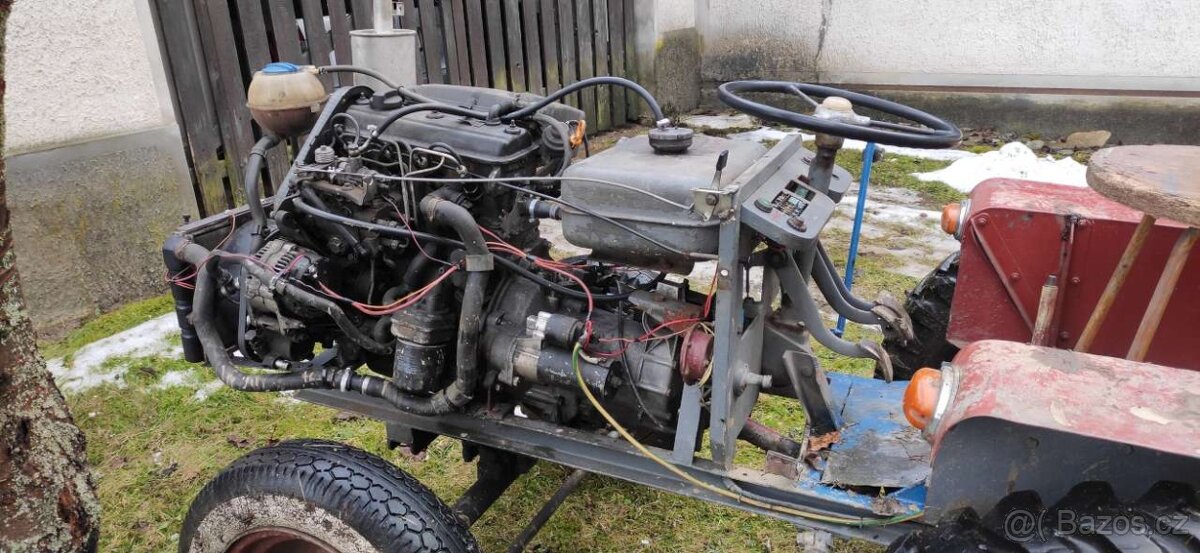 Traktor, malotraktor domácí výroby - 12