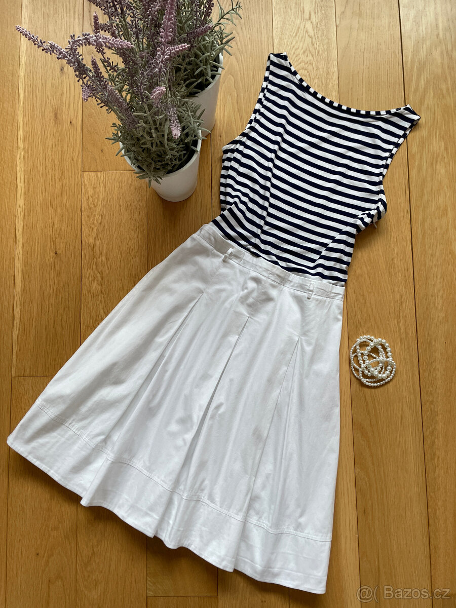 Námořnické letní šaty Ralph Lauren vel. M - 12