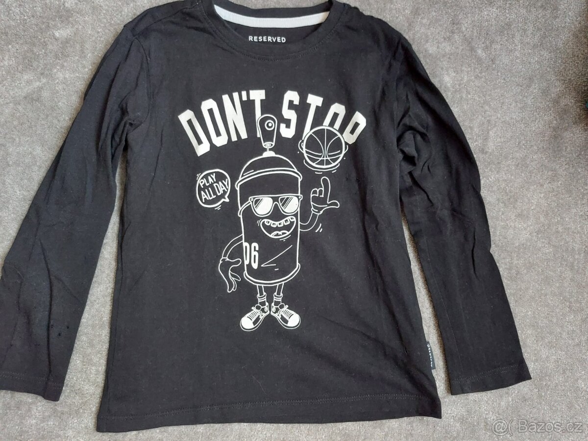 Tričko dlouhý rukáv 110/116 - 12