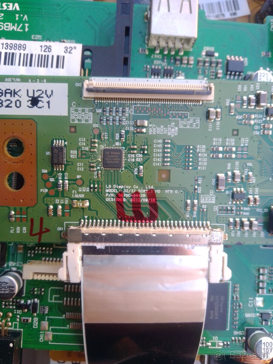 Funkční díly z televize Strong SRT32HA3003 Hyundai DLH32285 - 12