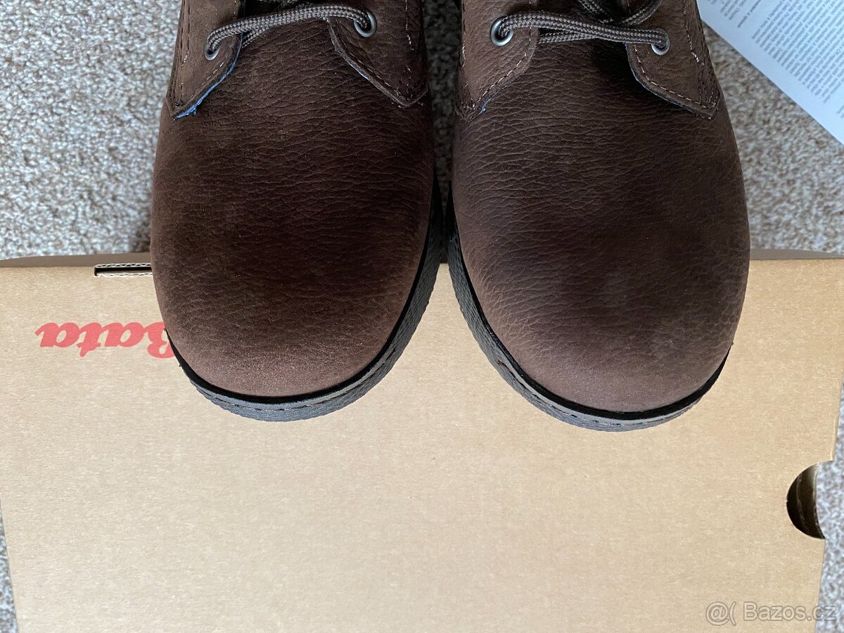 Nové pánské kožené boty Baťa se zateplením - č. 42 - 12