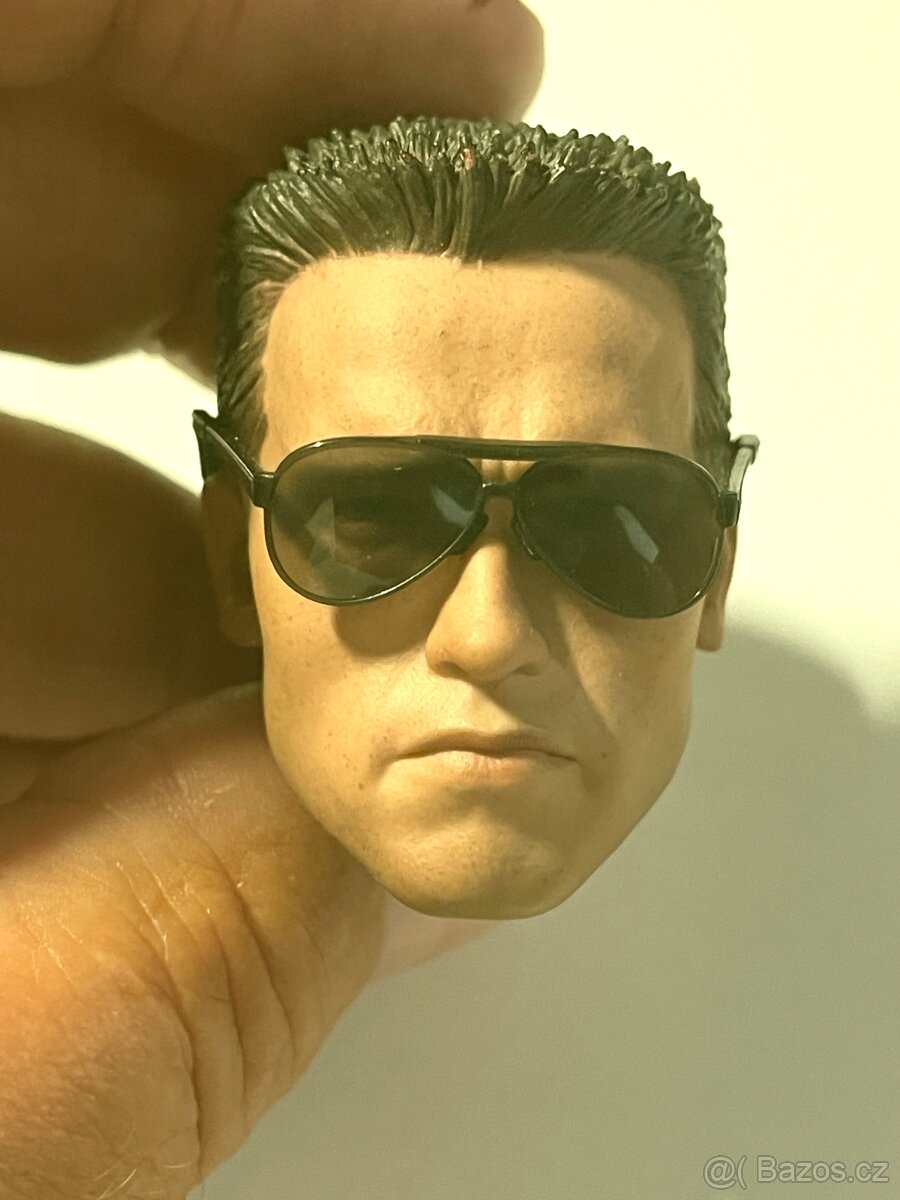 Predator 3x hlava Dutche na figurku 1/6 - A.Schwarzenegger - 12