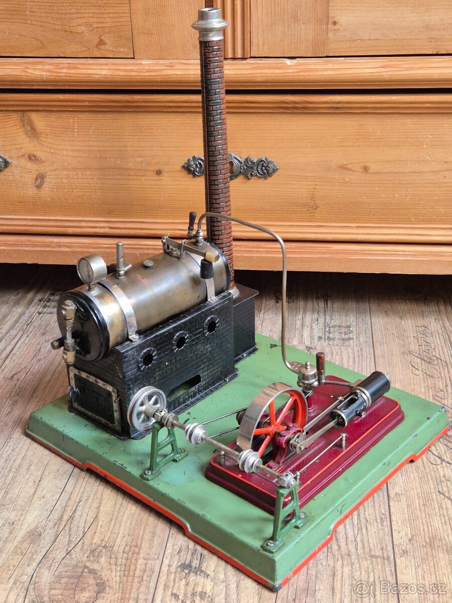 Starožitný parní stroj Josef Falk - Bing Werke, JF BW, 1932 - 12