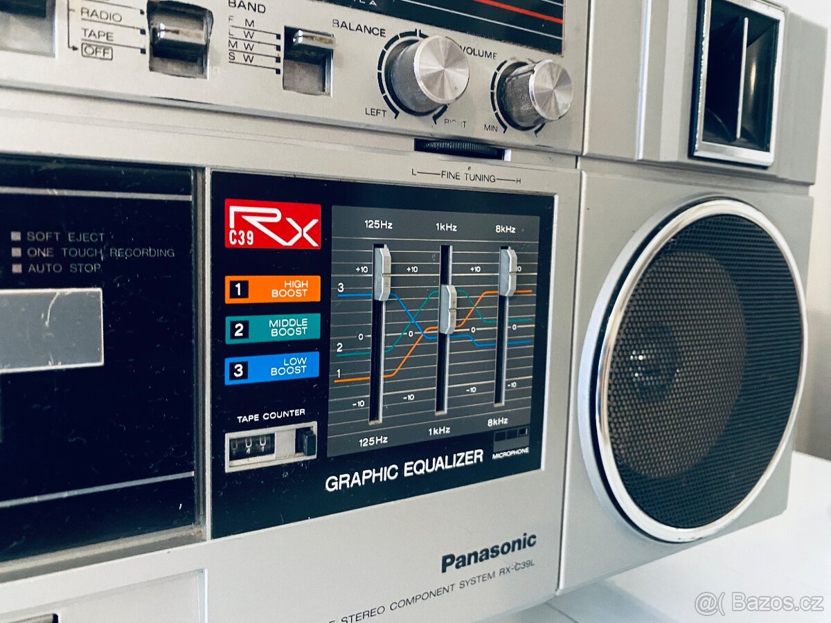 Radiomagnetofon Panasonic RX-C39, 80.léta - 12